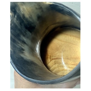 Mug à boire en corne de buffle naturelle, tasse à bière artisanale, grande capacité, réutilisable, cadeau de fête - Product Image 3