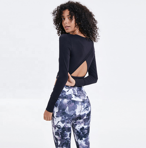 Camisetas de algodón Spandex para mujer, camiseta de manga larga, Top corto de moda de marca de alta calidad, estilo streetwear, fabricación personalizada - Product Image 5