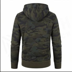 Sweat à capuche zippé pour homme, automne-hiver, tricoté, écologique, respirant, rembourré, en coton épais, taille 3XL, imprimé en polaire - Product Image 2