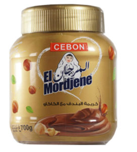 Crème de noisettes originale El Mordjene CEBON en pot de 700 g - Pâte à tartiner authentique algérienne pour les distributeurs alimentaires mondiaux - Product Image 6