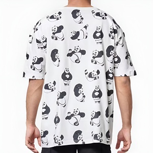 Camiseta Personalizada para Hombre, Oversize, 100% Algodón, Tejido Grueso Lavado, 260 g/m², Estilo Urbano, DTG, Lisa - Product Image 4