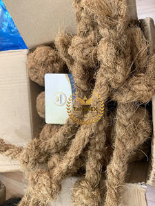 Approvisionnement en vrac de corde de fibre de noix de coco naturelle pour des détaillants d'animal familier fabriqués dans l'usine du Vietnam avec le prix bon marché - Product Image 3