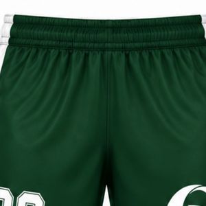 Men Dark Green Sublimated Ice Hockey <b>Shorts</b> <b>Polyester</b> Striped Performance Athletic Team Sportswear Match Training Clothing - Product Image 3