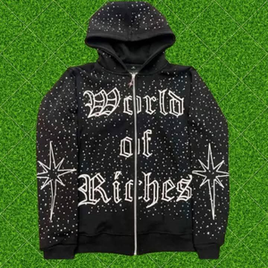 OEM ODM Conjunto de Invierno de Felpa de Algodón con Cremallera, Shorts con Efecto Desgastado por el Sol y Lavado Ácido, Sudadera con Capucha Oversize Vintage con Lavado a la Piedra y Logotipo Personalizado - Product Image 1