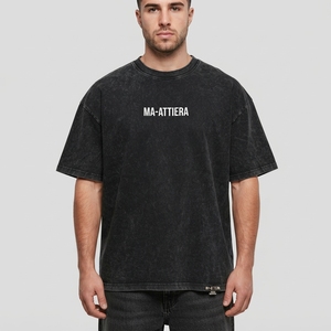 Men's T Shirt Black Acid Wash Graphic Print Crew Neck Short Sleeve Oversized Fit Casual Streetwear <b>Tshirt</b> Clothes - Product Image 1