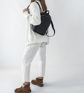 Luxury Custom Genuine Leather Mini Backpack Supplier OEM Luggage <b>Bags</b> & Cases Leather Vintage <b>School</b> <b>Bag</b> For Women LSBP-0130 - Product Image 3