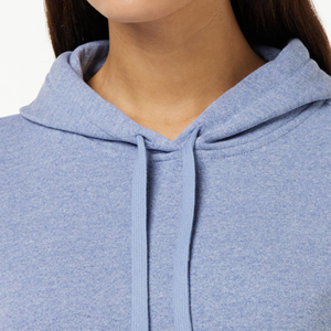 Sewing Hub Industry – Sweat à capuche tricoté pour femme, style streetwear décontracté, à épaules tombantes, respirant et écologique, à motifs, à prix bas - Product Image 3