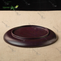 Assiette de service en bambou, ensemble de dîner, style classique, cadeau d'affaires, léger, réutilisable, écologique, imperméable, construction robuste