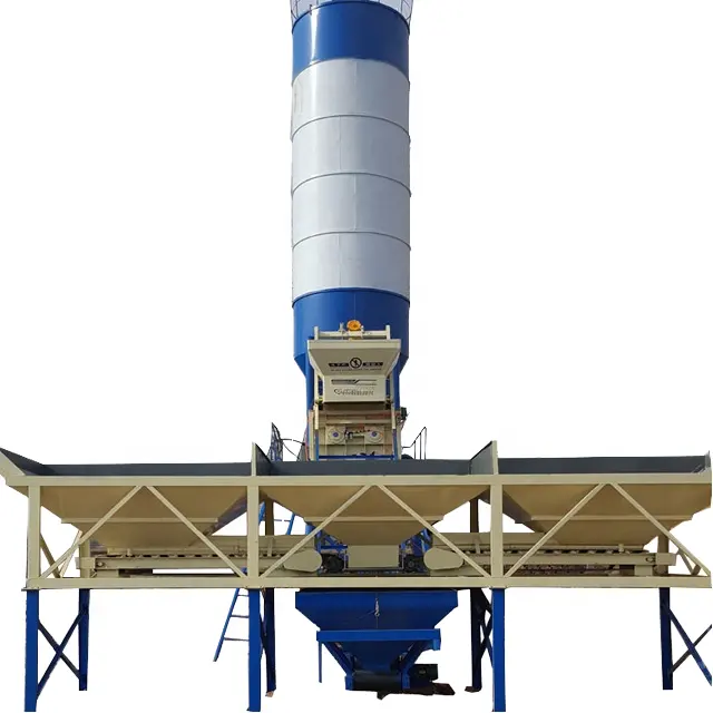 HZS50 Manufacturer Concrete Batching Plant With Efficient Production