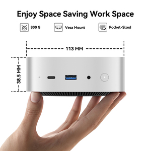 Mini PC AMD <span class=keywords><strong>Ryzen</strong></span> 7 8745HS, Windows <span class=keywords><strong>11</strong></span> Pro, 16 GB de RAM, 512 GB SSD, Doble HDMI, Certificación CE, Computadora de Escritorio para Oficina, Hogar y Negocios - Product Image 4