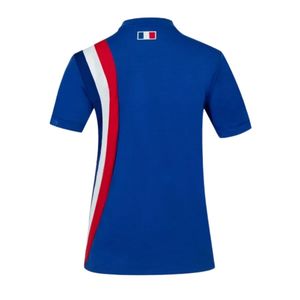 Blue Women Rugby Jersey Short Sleeve Team <b>Shirt</b> Athletic Sports Uniform Match Training Wear Outdoor Game Apparel Clothing - Product Image 2