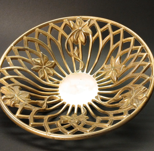 Luxury Hotel Ware Catering Serving Customized Design Aluminium metalFruits Bowl Hand Curved Decorative <b>Large</b> Fruit Server Bowl - Product Image 4
