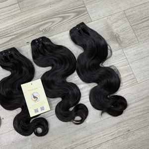 Wholesale <b>Body</b> Wave Cuticles Aligned <b>Hair</b> Bundles Weft Extensions Raw Vietnamese <b>Hair</b> Human <b>Hair</b> Vietnam from factory - Product Image 5