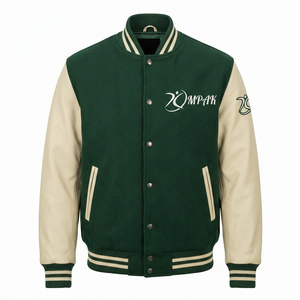 Professional University Winter Fleece Fabric Chenille Letters Hooded Unisex Varsity <b>Jacket</b> Wholesale Sustainable American Style - Product Image 1