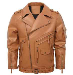 แจ็คเก็ตหนังผู้ชายคุณภาพพรีเมียม ราคาดีที่สุด แจ็คเก็ตหนังคุณภาพสูงสุด แจ็คเก็ตหนังใส่สบายสำหรับฤดูหนาว - Product Image 1