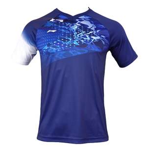 T-shirt en polyester pour homme, sublimation, haute qualité, logo personnalisé imprimé, t-shirt uni, vente en gros - Product Image 1