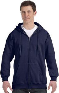 Sudadera con capucha de invierno para hombre con logotipo personalizado, de manga larga, con cremallera completa, forro polar grueso, conjunto de 2 piezas, informal, con cordón, MOQ bajo - Product Image 6