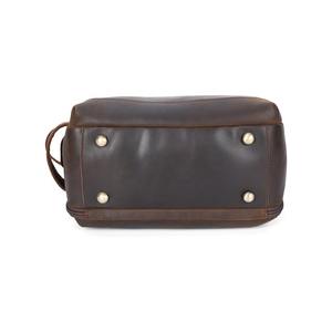 Classic Leather Toiletry <b>Bag</b> 11x6.5x6.75 Inches Durable Water Resistant Travel Shaving Organizer Bathroom <b>Storage</b> - Product Image 2