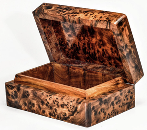 Caja de Regalo Cuadrada de Madera Natural, Mini Cajas de Almacenamiento, Caja de Embalaje para Joyería - Product Image 4