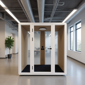 Cabinas Acústicas para Oficina Duo HIPOD, Cabina de Privacidad Interior para Uso Telefónico, Mejora la Cancelación de Sonido en la Oficina - Product Image 3