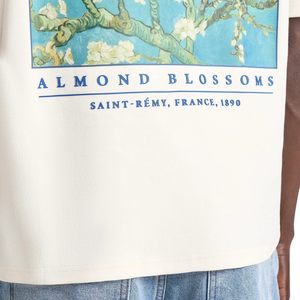 <b>Men</b> O Neck Short Sleeve <b>T</b> <b>Shirt</b> Art Portrait Chest Graphic <b>Floral</b> Artwork Back Print Relaxed Fit Wholesale Custom OEM Cotton Tee - Product Image 6