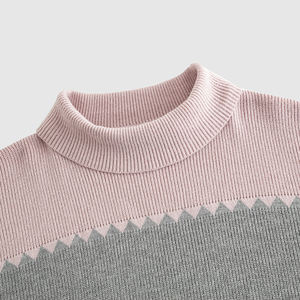 Suéteres Cálidos de Algodón Tejidos a Mano con Estampado de Dibujos Animados en Color Rosa para Niñas - Product Image 2