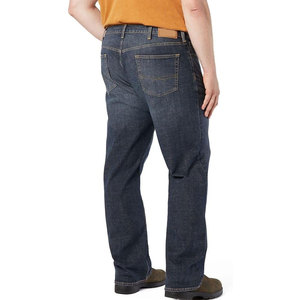 Pantalones Vaqueros Flexibles de Corte Relajado para Hombre, Cómodos, de Algodón Elástico, para Uso Diario, Casuales, Duraderos, a la Moda - Product Image 4