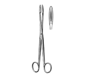 Pinzas de Presión Gross de 14 cm, Rectas, Sin Bloqueo, de Acero Inoxidable, Instrumento Quirúrgico para Manipulación de Tejidos Finos - Product Image 2