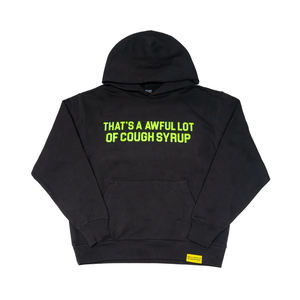 Sweat à capuche zippé intégral personnalisable pour homme, vierge, épais, coupe oversize, épaules tombantes, coupe courte, modèle 'Lot Of Cough Syrup' - Product Image 5