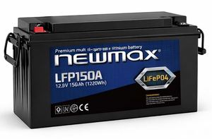 แบตเตอรี่โซลิดสเตท 4 NEWMAX LFP150A Korea LiFePO4 ความจุ 150Ah สำหรับระบบ Deep Cycle ใช้กับพลังงานแสงอาทิตย์ ระบบสำรองไฟ (UPS) รถบ้าน (RV) และเรือ  รองรับการใช้งานได้ 5000 รอบ - Product Image 4