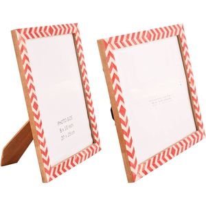 Cadre photo en os incrusté fait main pour la décoration de la maison - Product Image 2