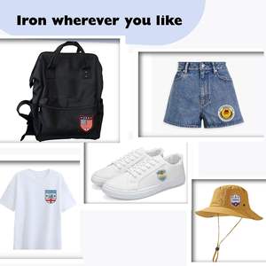 Parche Bordado Termoadhesivo con la Bandera de Italia, Aplique de Banderas Nacionales - Product Image 5