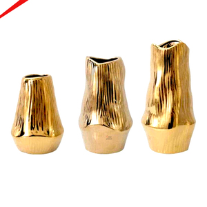 แจกันโลหะทำมือ ดีไซน์คลาสสิก ตกแต่งบ้าน จัดดอกไม้ สไตล์ดั้งเดิม - Product Image 1