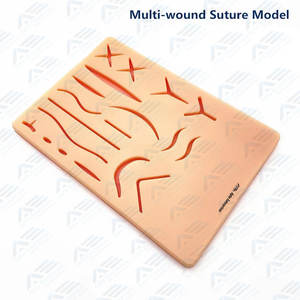 เครื่องมือผ่าตัดสำหรับการฝึกผ่าตัดเล็กๆน้อยๆและการฝึกอบรมทางการแพทย์ชุดฝึกเย็บแผลแบบโค้ง - Product Image 2