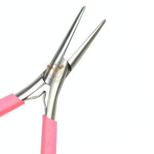 Alicates Profesionales para Extensiones de Cabello de Punta Plana – Herramienta de Acero Inoxidable para Micro Anillos y Crimpado de Cuentas para Salón y Uso Doméstico/DIY - Product Image 3