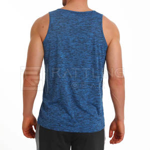 Camiseta sin mangas informal de verano para hombre, ropa de gimnasio transpirable de secado rápido, chaleco de punto de Color sólido, algodón 100% para culturismo - Product Image 2