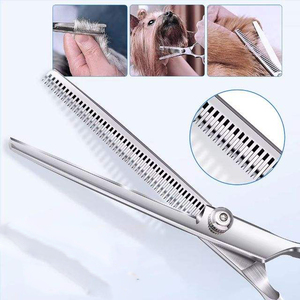Stainless Steel Thinning Straight Hair <b>Scissors</b> Set Professional Pet Grooming <b>Scissors</b> - Product Image 5