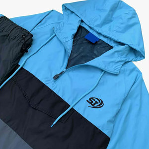Plus Size Slim Fit Windbreaker Set Oversized <b>Men</b> Windbreaker Set Best Selling Windbreaker Set - Product Image 3
