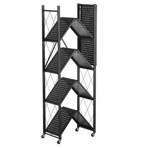 Étagère de rangement pliable en métal OEM/ODM Vietnam – Organisateur multifonctionnel pour cuisine et salle de bain - Product Image 3