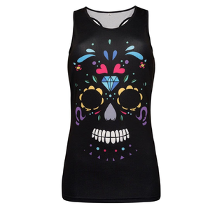 Camiseta sin Mangas para Mujer de Diseño Personalizado – Camiseta sin Mangas con Logotipo Minimalista y Elegante para Ropa Casual, Looks de Verano y Moda Moderna - Product Image 1