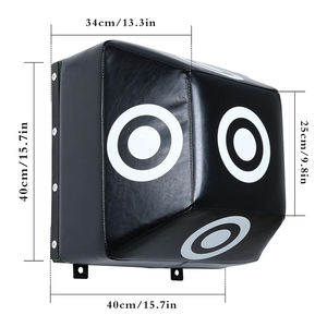 Cible de frappe murale pour entraînement de boxe, coussin de frappe pour coup de crosse, en matériau PU écologique, pour la maison et la salle de sport, sacs de frappe pour sports de combat mixtes (MMA) - Product Image 4