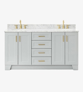 Mueble de Baño al por Mayor Quartus de 67 Pulgadas con Doble Lavabo, Solo Mueble, 4 Opciones de Acabado, Venta al por Mayor Directo de Fábrica Vietnamita - Product Image 1