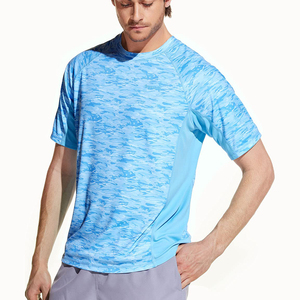 Camisetas de Manga Corta para Hombre, Sublimadas, de Poliéster y Spandex Suave, de Alta Calidad, para Natación y Gimnasio, Nueva Llegada, Gran Venta - Product Image 6