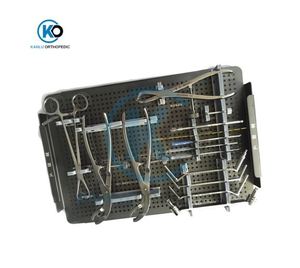Ensemble d'instruments chirurgicaux orthopédiques pour arthroscopie de l'épaule KAHLU ORTHOPEDIC, 18 pièces, en acier inoxydable, manuel, durable, certifié CE - Product Image 3