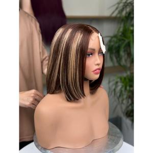 Perruque Lace Front 13x4 sans colle, cheveux vietnamiens bruts, donneur unique, ondulation naturelle, noir naturel, vente en gros - Product Image 3