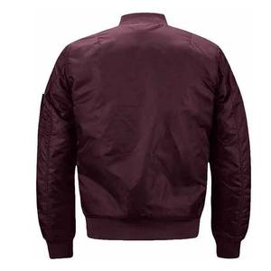 Veste matelassée orange pour homme, col rabattu, fermeture éclair, style décontracté, coupe-vent, polyester, vêtements d'hiver - Product Image 2