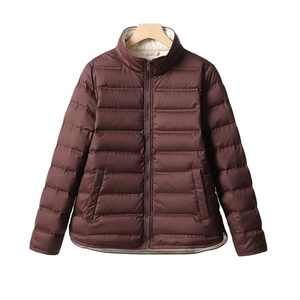 Parka acolchada de invierno de lujo para mujer, ropa de abrigo de lona de piel de oveja transpirable con Chaqueta corta - Product Image 1