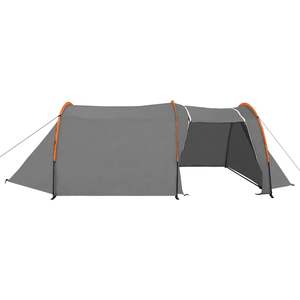 Carpa de Camping Gris y Naranja para 4 Personas - Product Image 3