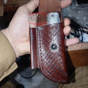 Top - Grade Cowhide Sheath, Hunting and Fixed Knife Leather Pouch, Outdoor Knife <b>Storage</b> Sheath EMHTiii Leather Knife Sheath - Product Image 5
