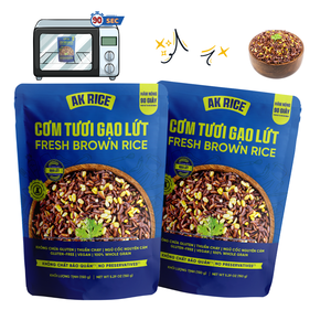 Fábrica de Arroz AK OEM, Comida Asiática Saludable, Arroz Integral Fresco y Frijoles Mung en Tazón Apto para Microondas de Vietnam, Comida Asiática Nutritiva - Product Image 2